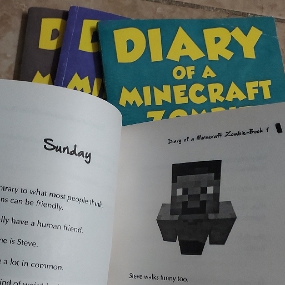 Diary of a Minecraft Zombie Book Set - Picture 11 of 15